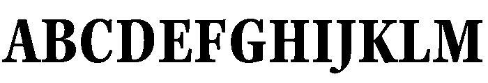 Kepler 3 Caption Condensed Bold Font UPPERCASE