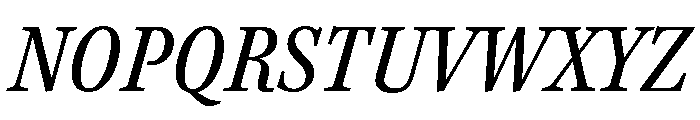 Kepler 3 Caption Condensed Italic Font UPPERCASE
