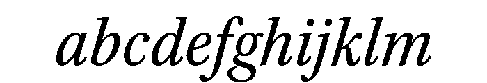 Kepler 3 Caption Condensed Italic FONT