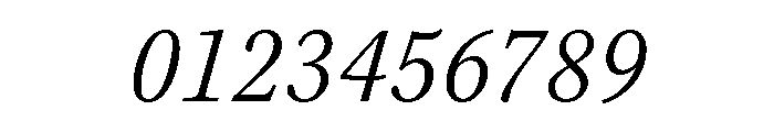 Kepler 3 Caption Condensed Light Italic Font OTHER CHARS