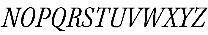 Kepler 3 Caption Condensed Light Italic Font UPPERCASE
