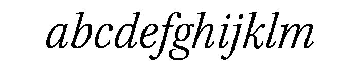 Kepler 3 Caption Condensed Light Italic FONT