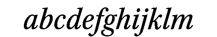 Kepler 3 Caption Condensed Medium Italic FONT