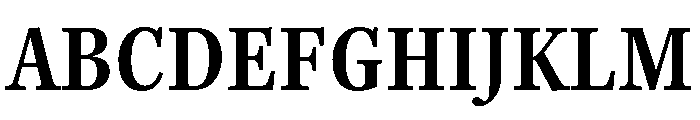 Kepler 3 Caption Condensed Semibold Font UPPERCASE
