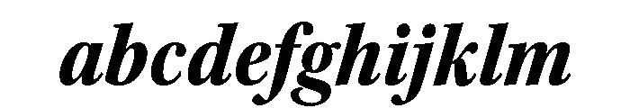 Kepler 3 Condensed Black Italic FONT