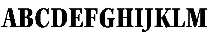 Kepler 3 Condensed Black Font UPPERCASE