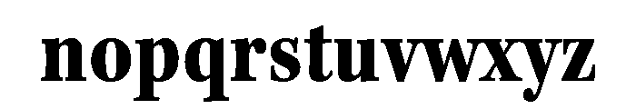 Kepler 3 Condensed Black Font LOWERCASE