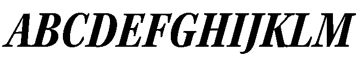 Kepler 3 Condensed Bold Italic Font UPPERCASE