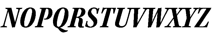 Kepler 3 Condensed Bold Italic Font UPPERCASE