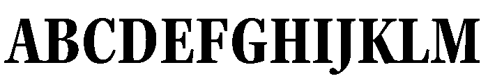 Kepler 3 Condensed Bold Font UPPERCASE