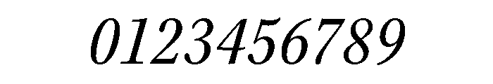 Kepler 3 Condensed Italic Font OTHER CHARS