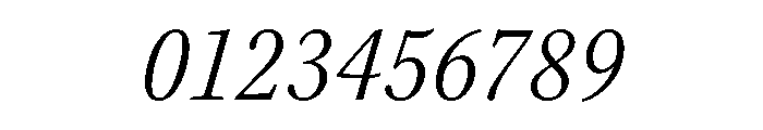 Kepler 3 Condensed Light Italic Font OTHER CHARS