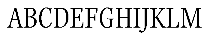 Kepler 3 Condensed Light Font UPPERCASE