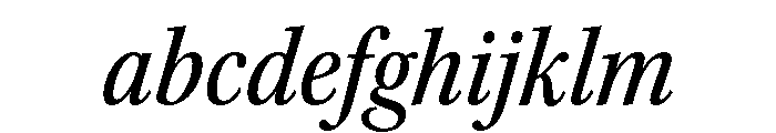 Kepler 3 Condensed Medium Italic FONT