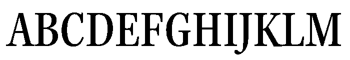 Kepler 3 Condensed Medium Font UPPERCASE