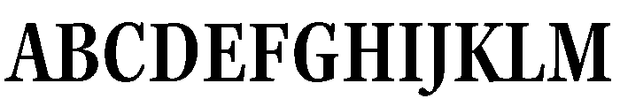 Kepler 3 Condensed Semibold Font UPPERCASE