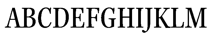 Kepler 3 Condensed Font UPPERCASE