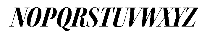 Kepler 3 Display Condensed Extra Black Italic Font UPPERCASE
