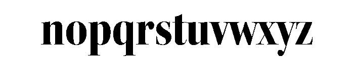 Kepler 3 Display Condensed Extra Black Font LOWERCASE