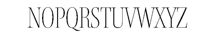 Kepler 3 Display Condensed Extra Light Font UPPERCASE