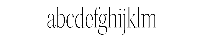 Kepler 3 Display Condensed Extra Light FONT