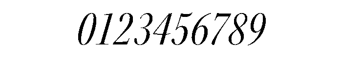 Kepler 3 Display Condensed Italic Font OTHER CHARS