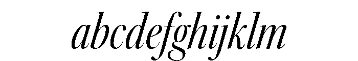 Kepler 3 Display Condensed Italic FONT