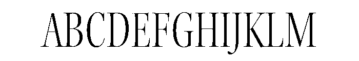 Kepler 3 Display Condensed Light Font UPPERCASE