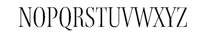 Kepler 3 Display Condensed Light Font UPPERCASE