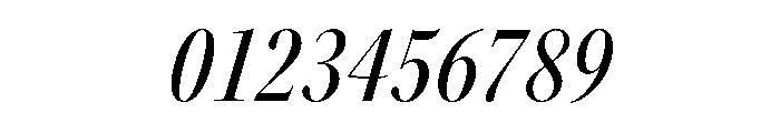 Kepler 3 Display Condensed Medium Italic Font OTHER CHARS