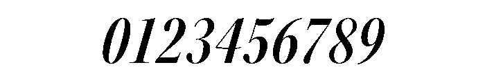 Kepler 3 Display Condensed Semibold Italic Font OTHER CHARS