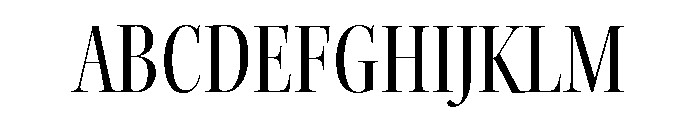 Kepler 3 Display Condensed Font UPPERCASE