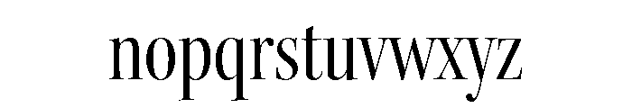 Kepler 3 Display Condensed Font LOWERCASE