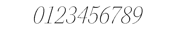 Kepler 3 Display Extra Light Italic Font OTHER CHARS