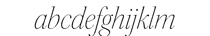 Kepler 3 Display Extra Light Italic FONT