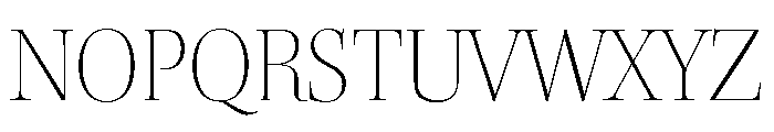 Kepler 3 Display Extra Light Font UPPERCASE