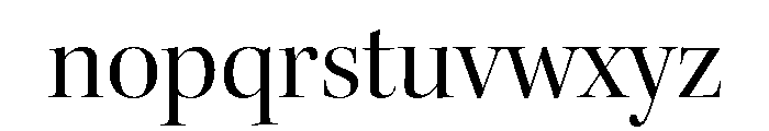 Kepler 3 Display Regular Font LOWERCASE