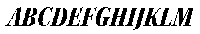Kepler 3 Subhead Condensed Black Italic Font UPPERCASE