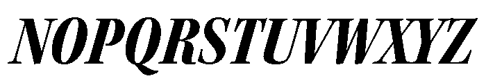 Kepler 3 Subhead Condensed Black Italic Font UPPERCASE
