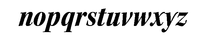 Kepler 3 Subhead Condensed Black Italic Font LOWERCASE