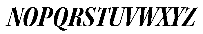 Kepler 3 Subhead Condensed Bold Italic Font UPPERCASE