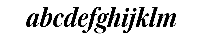 Kepler 3 Subhead Condensed Bold Italic FONT