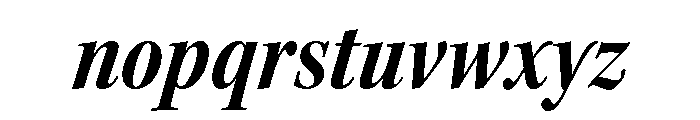 Kepler 3 Subhead Condensed Bold Italic Font LOWERCASE