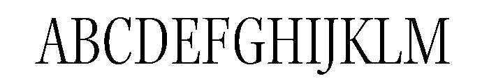Kepler 3 Subhead Condensed Light Font UPPERCASE