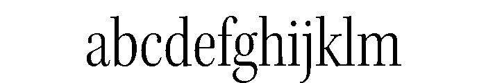 Kepler 3 Subhead Condensed Light FONT