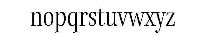 Kepler 3 Subhead Condensed Light Font LOWERCASE