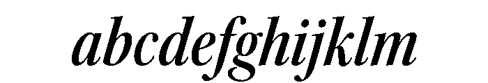 Kepler 3 Subhead Condensed Semibold Italic FONT