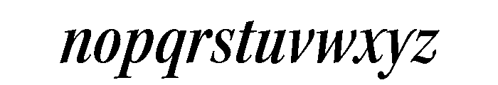 Kepler 3 Subhead Condensed Semibold Italic Font LOWERCASE