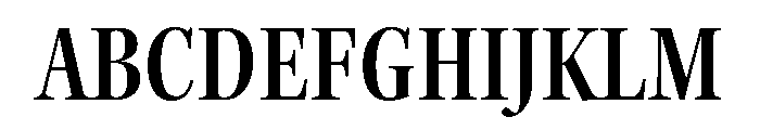 Kepler 3 Subhead Condensed Semibold Font UPPERCASE