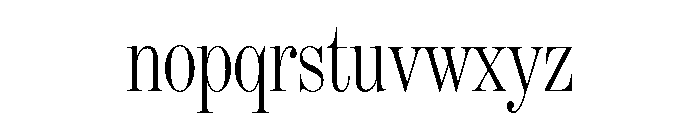 Kepler 3 Variable Light Font LOWERCASE